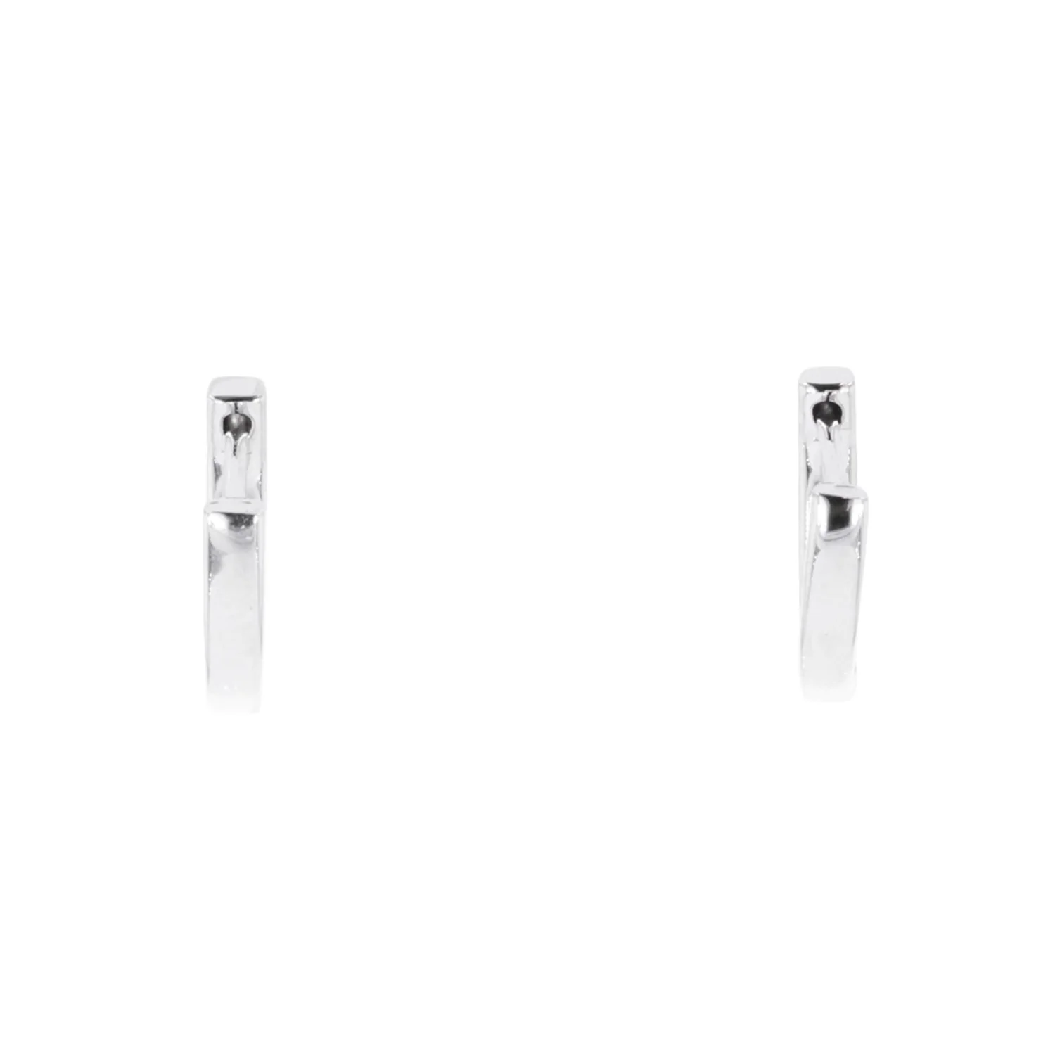 Huggie Hoop Earrings in Sterling Silver - Image 2