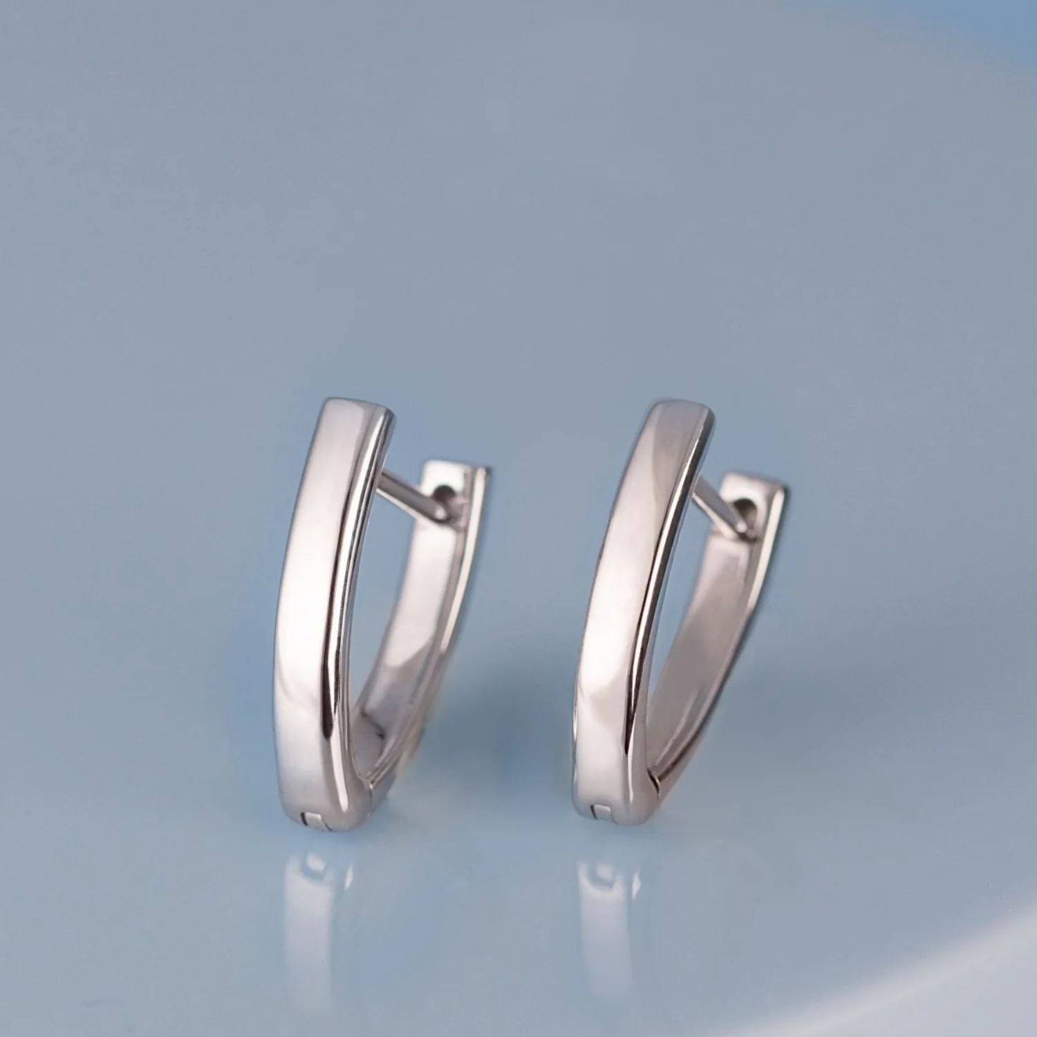 Huggie Hoop Earrings in Sterling Silver - Image 3
