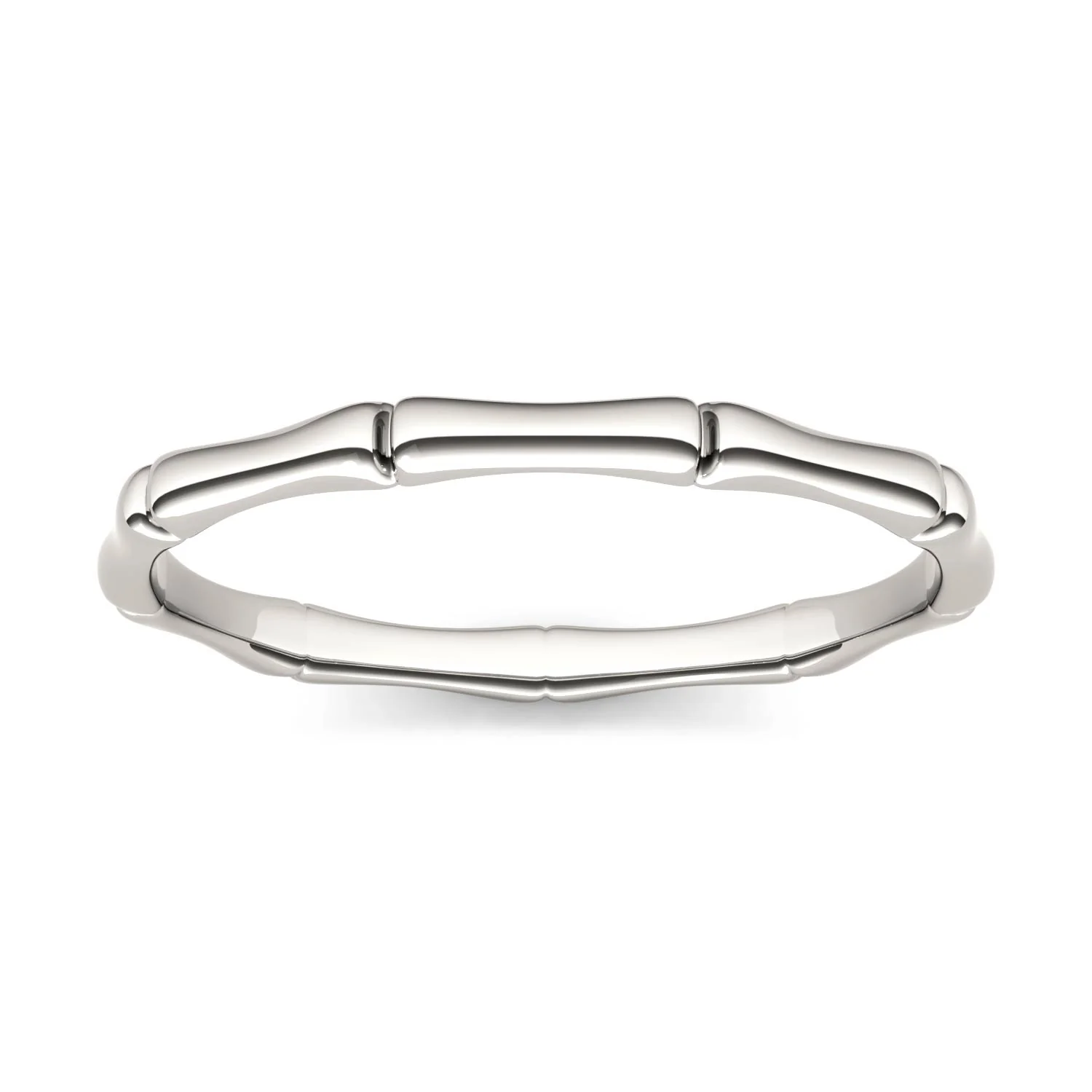 Sterling Silver Bamboo Stackable Ring